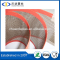Китай Оптовая продовольственной категории жаропрочных PTFE тефлон с покрытием из стекловолокна открытой сетки конвейерной ленты